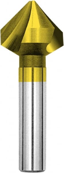 Magafor - 11.5mm Head Diam, 0.315" Shank Diam, 3 Flute 90° Cobalt Countersink - A1 Tooling