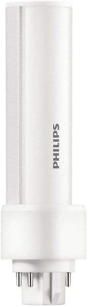 Philips - 5 Watt LED Commercial/Industrial 2 Pin Lamp - 3,500°K Color Temp, 580 Lumens, 60 Volts, PLC, 50,000 hr Avg Life - A1 Tooling