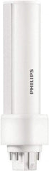 Philips - 5 Watt LED Commercial/Industrial 2 Pin Lamp - 3,000°K Color Temp, 580 Lumens, 60 Volts, PLS, 50,000 hr Avg Life - A1 Tooling