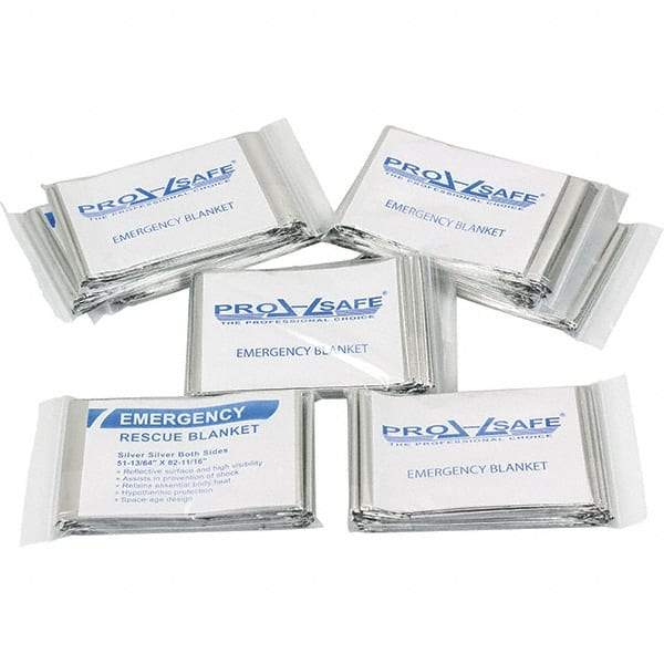 PRO-SAFE - Mylar Rescue & Emergency Blanket - 82-11/16" Long x 51-13/64" Wide - A1 Tooling