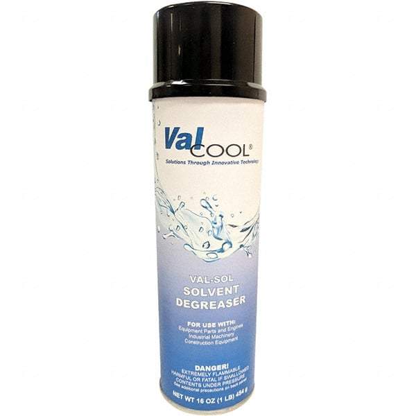 ValCool - 20 oz Can Cleaner/Degreaser - Aerosol, Solvent-Based, Unscented - A1 Tooling