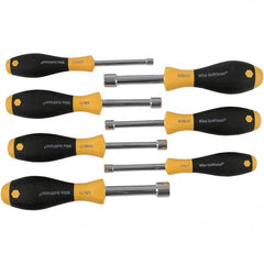 Wiha - 7 Piece, 3/16 to 1/2" Nut Driver Set - Hollow Shaft, Cushion Grip Handle - A1 Tooling