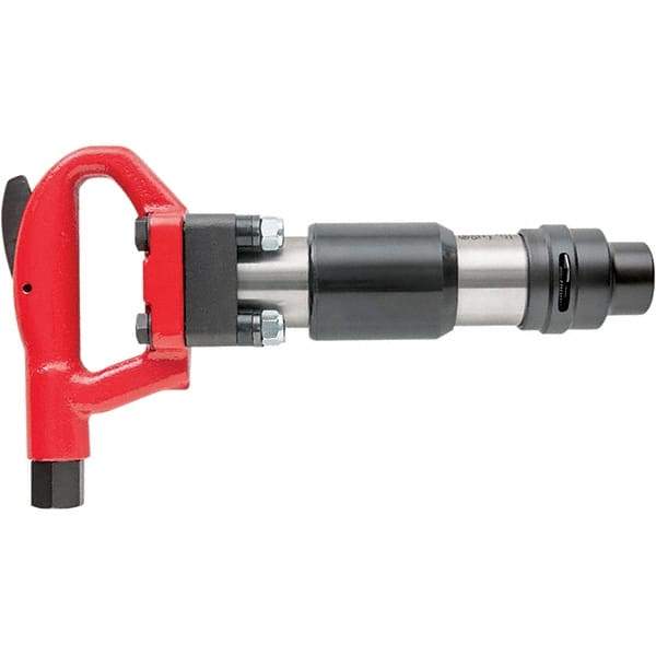 Chicago Pneumatic - 2,150 BPM, 2" Stoke Length, Pneumatic Chipping Hammer - 31 CFM, 7/8 NPT - A1 Tooling