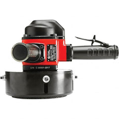 Chicago Pneumatic - 6" Wheel Diam, 6,000 RPM, Pneumatic Angle & Disc Grinder - 5/8-11 Spindle, 70 CFM, Side Exhaust - A1 Tooling