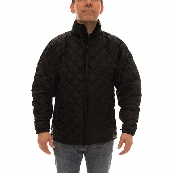 Tingley - Size 2XL Jacket - Black, Polyester, Zipper Closure, 52 to 54" Chest - A1 Tooling