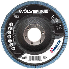 4-1/2″ Vortec Pro Abrasive Flap Disc, Flat, Phenolic Backing, 36Z, 7/8″ Arbor Hole - A1 Tooling