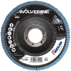 4-1/2″ Vortec Pro Abrasive Flap Disc, Flat, Phenolic Backing, 80Z, 7/8″ Arbor Hole - A1 Tooling