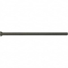 Gibraltar - 0.08" Pin Diam, 0.144" Head Diam x 0.1008" Head Height, 2-1/2" OAL, Conical Pin - High Speed Steel - A1 Tooling