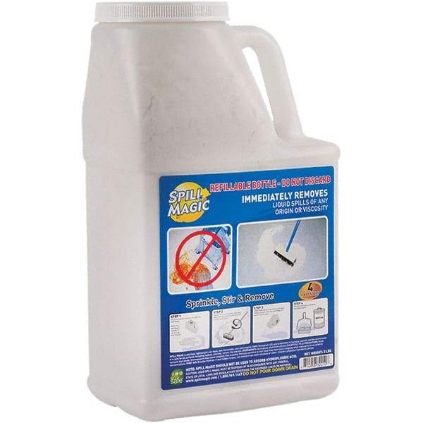 Spill Magic - 3 Lb Bottle Perlite Granular Absorbent - Spill Containment - A1 Tooling