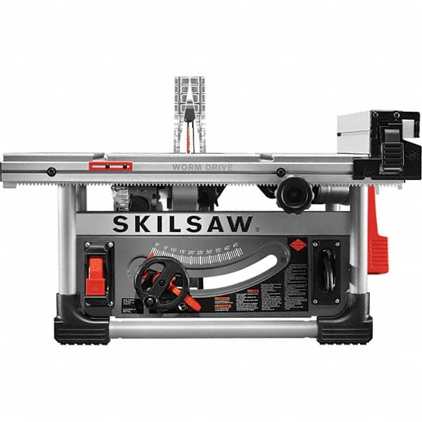 Skilsaw - 10" Blade Diam, Table Saw - 5,000 RPM, 36" Table Depth x 34" Table Width, 120 Volts, 15 Amps, 5/8" Arbor - A1 Tooling