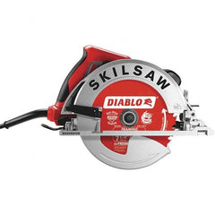 Skilsaw - 15 Amps, 7-1/4" Blade Diam, 5,300 RPM, Electric Circular Saw - 120 Volts, 10' Cord Length, 5/8" Arbor Hole, Left Blade - A1 Tooling