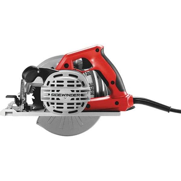 Skilsaw - 15 Amps, 7-1/4" Blade Diam, 5,300 RPM, Electric Circular Saw - 120 Volts, 10' Cord Length, 5/8" Arbor Hole, Left Blade - A1 Tooling