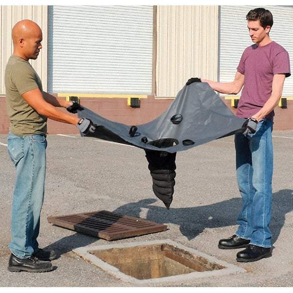 UltraTech - 4' Long x 3' Wide, Nonwoven Polypropylene Geotextile/PVC Drain Guard - Black, Use for Stormwater/Construction Compliance - A1 Tooling