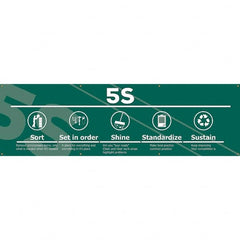 NMC - Banners Message Type: Safety Reinforcement & Motivational Legend: 5s Sort Set In Order Shine Standardize Sustain - A1 Tooling