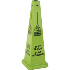 PRO-SAFE - Cone & A Frame Floor Signs Shape: Cone Type: Restroom, Janitorial & Housekeeping - A1 Tooling