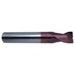 13/64 Dia. x 2-1/2 Overall Length 2-Flute Square End Solid Carbide SE End Mill-Round Shank-Center Cut-Firex - A1 Tooling