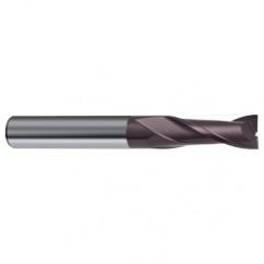 5/8 Dia. x 5 Overall Length 2-Flute Square End Solid Carbide SE End Mill-Round Shank-Center Cut-Firex - A1 Tooling