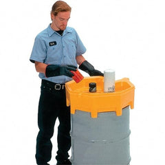 UltraTech - 9" High x 28" Diam, Polyethylene, Funnel - 5 Gal Drum/Pail Capacity - A1 Tooling