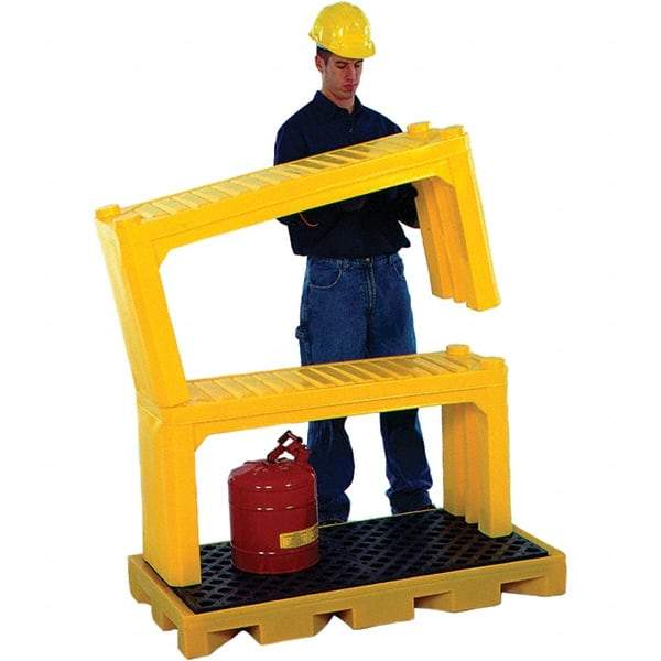 UltraTech - 4' Long x 1.2' Wide x 24" High, Spill Containment Stacking Shelf - Compatible with Spill Pallets & Decks - A1 Tooling