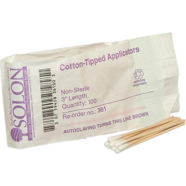 PRO-SAFE - First Aid Applicators Product Type: Cotton Tip Applicator/Single-Ended Length (Inch): 3 - A1 Tooling