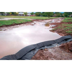 UltraTech - 6" Long x 6" High x 6" Wide Silt Dike Staples - Silver High Density Polyethylene, For Stormwater - A1 Tooling