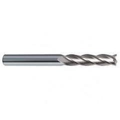 5/8 Dia. x 6 Overall Length 4-Flute Square End Solid Carbide SE End Mill-Round Shank-Center Cut-Uncoated - A1 Tooling