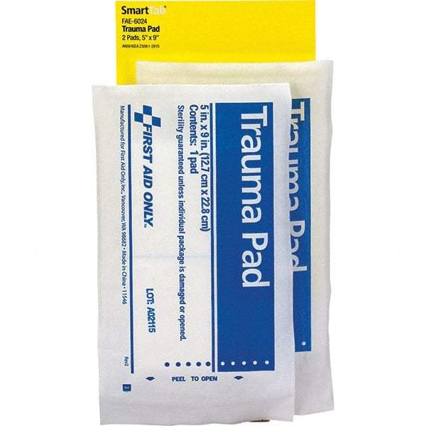 PRO-SAFE - 9" Long x 5" Wide, Trauma Pad - White, Gauze Bandage - A1 Tooling