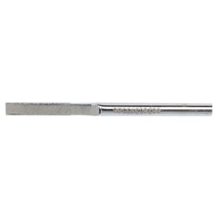 0.030″ × 1/8″ Electroplated Diamond File Flat 100 Grit 5/8″ Diamond - A1 Tooling