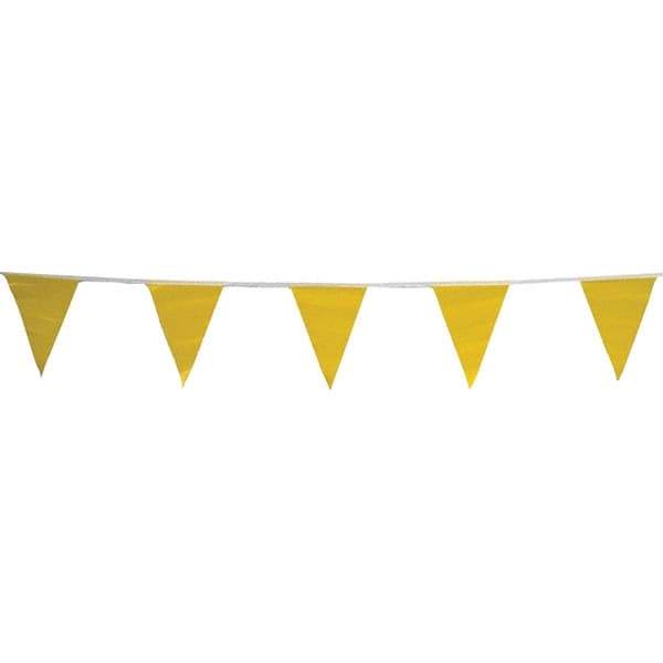 PRO-SAFE - Pennants Color: Yellow Overall Length (Feet): 60.00 - A1 Tooling