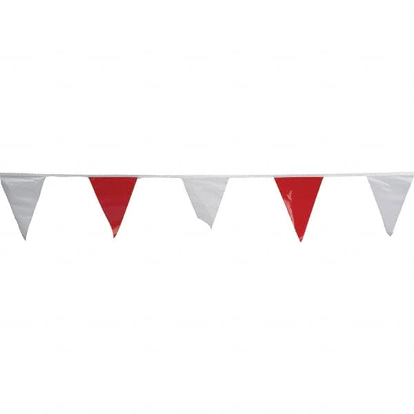 PRO-SAFE - Pennants Color: Red/White Overall Length (Feet): 60.00 - A1 Tooling