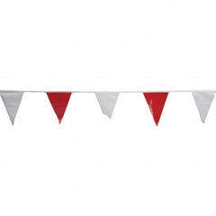 PRO-SAFE - Pennants Color: Red/White Overall Length (Feet): 60.00 - A1 Tooling