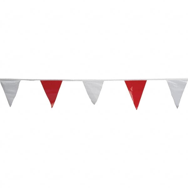 PRO-SAFE - Pennants Color: Red/White Overall Length (Feet): 100.00 - A1 Tooling