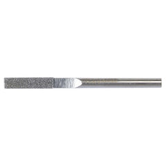 0.079″ × 0.040″ Electroplated Diamond File Round 100 Grit 5/8″ Diamond - A1 Tooling