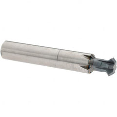 Accupro - 1/2° 1/2" Cut Diam, 0.187" Cut Width, 1/2" Shank, Solid Carbide Double-Angle Cutter - A1 Tooling