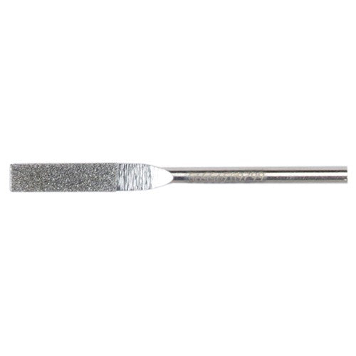 0.157″ × 0.040″ Electroplated Diamond File Flat 100 Grit 5/8″ Diamond - A1 Tooling