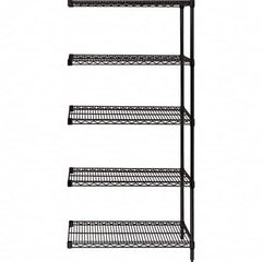 Quantum Storage - 36" Wide, 86 High, Open Shelving Accessory/Component - Use with #1630 Built-In Combination Lock - A1 Tooling