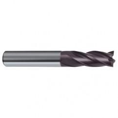 5/8 Dia. x 5 Overall Length 4-Flute Square End Solid Carbide SE End Mill-Round Shank-Center Cut-Firex - A1 Tooling