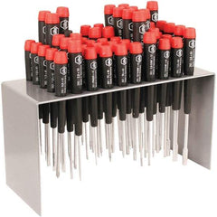 Wiha - 50 Piece Slotted, Phillips & Torx Screwdriver Set - Precision Tech Handle, Bit Sizes: Philips #000 to #1, Comes in Metal - A1 Tooling