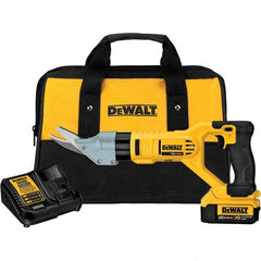 DeWALT - 2,500 SPM, 20 Volt, Pistol Grip Handle, Handheld Cordless Shear - 5/8" Cutting Capacity - A1 Tooling