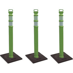 PRO-SAFE - Traffic Barrels, Delineators & Posts Type: Delineator Post Material: Polyethylene - A1 Tooling