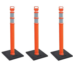 PRO-SAFE - Traffic Barrels, Delineators & Posts Type: Delineator Post Material: Polyethylene - A1 Tooling