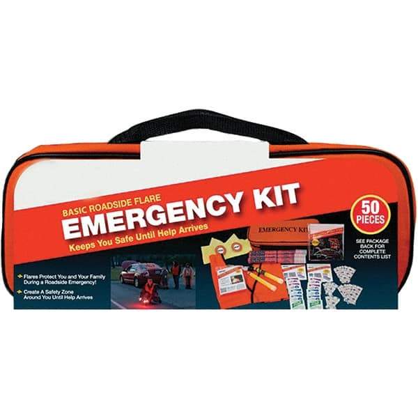 PRO-SAFE - Highway Safety Kits Type: Emergency Roadside Kit Number of Pieces: 50 - A1 Tooling