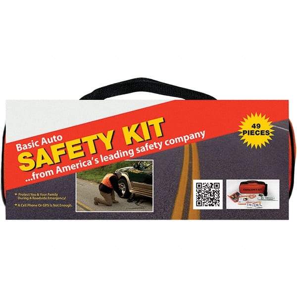 PRO-SAFE - Highway Safety Kits Type: Emergency Roadside Kit Number of Pieces: 49 - A1 Tooling