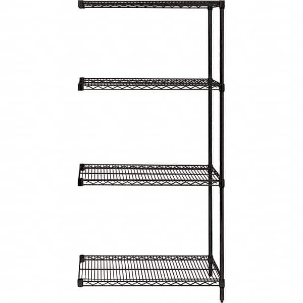 Quantum Storage - 24" Wide, 74 High, Open Shelving Accessory/Component - Use with #1630 Built-In Combination Lock - A1 Tooling