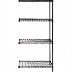 Quantum Storage - 36" Wide, 86 High, Open Shelving Accessory/Component - Use with #1630 Built-In Combination Lock - A1 Tooling