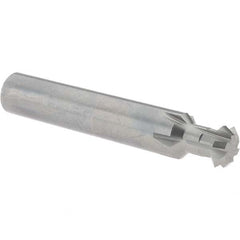 Accupro - 1/2° 1/2" Cut Diam, 0.187" Cut Width, 1/2" Shank, Solid Carbide Double-Angle Cutter - A1 Tooling