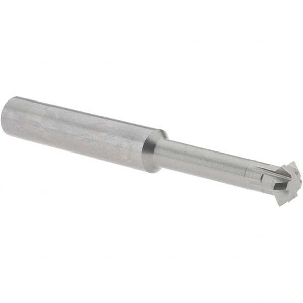 Accupro - 1/2° 1/2" Cut Diam, 0.187" Cut Width, 1/2" Shank, Solid Carbide Double-Angle Cutter - A1 Tooling