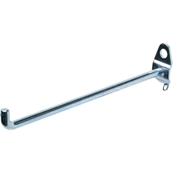 NMC - 6" Long Pegboard Hook - 6" Projection, 90° Bend, Steel - A1 Tooling