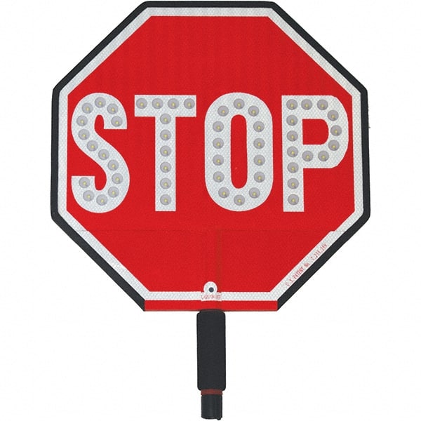 PRO-SAFE - "Stop," 12" Wide x 18" High ABS Plastic Traffic Control Sign - A1 Tooling