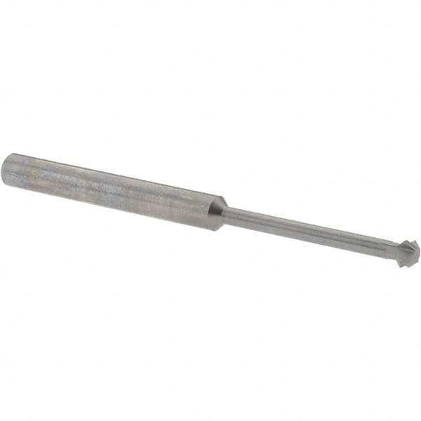 Accupro - 3/16° 3/16" Cut Diam, 0.093" Cut Width, 3/16" Shank, Solid Carbide Double-Angle Cutter - A1 Tooling